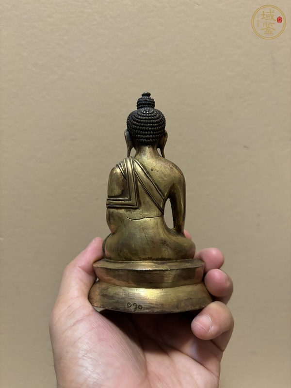 古玩銅器銅鎏金釋迦摩尼真品鑒賞圖