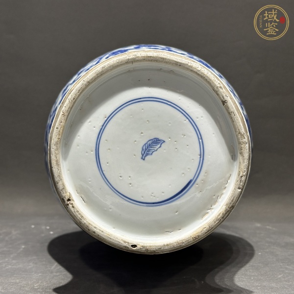 古玩陶瓷青花纏枝花卉鳳尾尊真品鑒賞圖