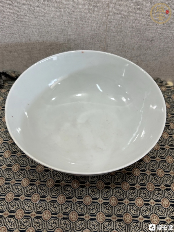 古玩陶瓷粉彩福壽紋碗真品鑒賞圖