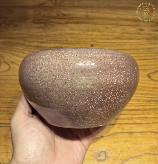 古玩陶瓷豇豆紅釉水呈真品鑒賞圖