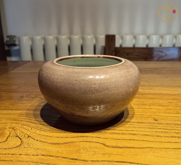 古玩豇豆紅釉水呈真品鑒賞圖