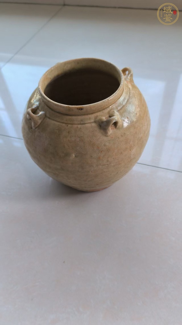 古玩陶瓷晉代四系罐真品鑒賞圖