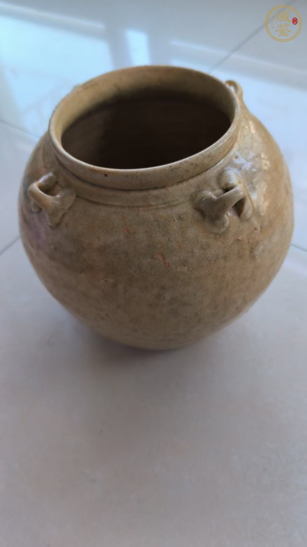 古玩陶瓷晉代四系罐真品鑒賞圖