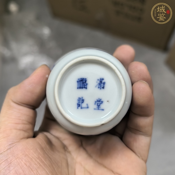古玩青花杯真品鑒賞圖