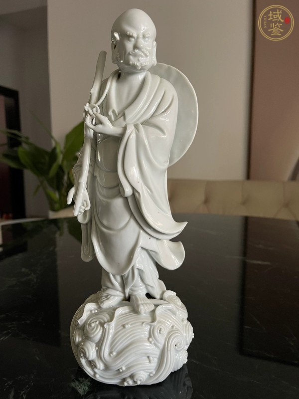 古玩陶瓷德化窯達(dá)摩塑像真品鑒賞圖