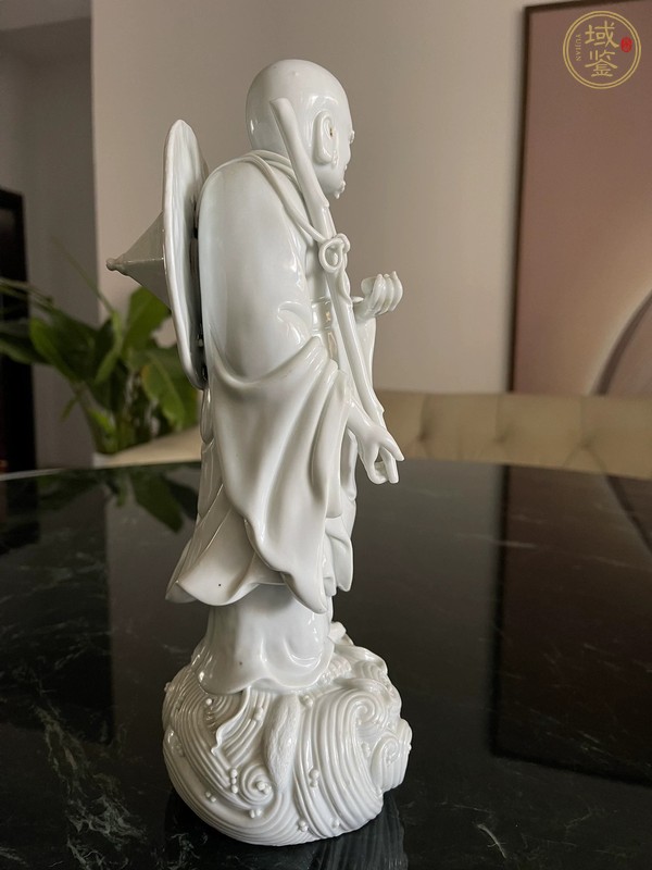古玩陶瓷德化窯達(dá)摩塑像真品鑒賞圖