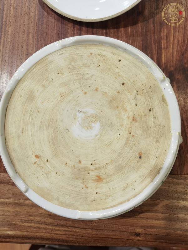 古玩陶瓷淺絳彩花鳥紋一品鍋真品鑒賞圖
