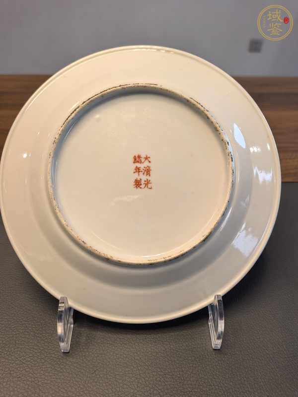 古玩陶瓷粉彩百花不落地盤真品鑒賞圖