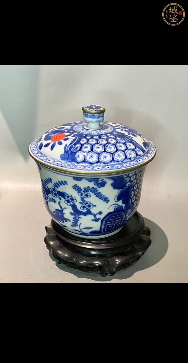 古玩陶瓷青花蓋罐真品鑒賞圖
