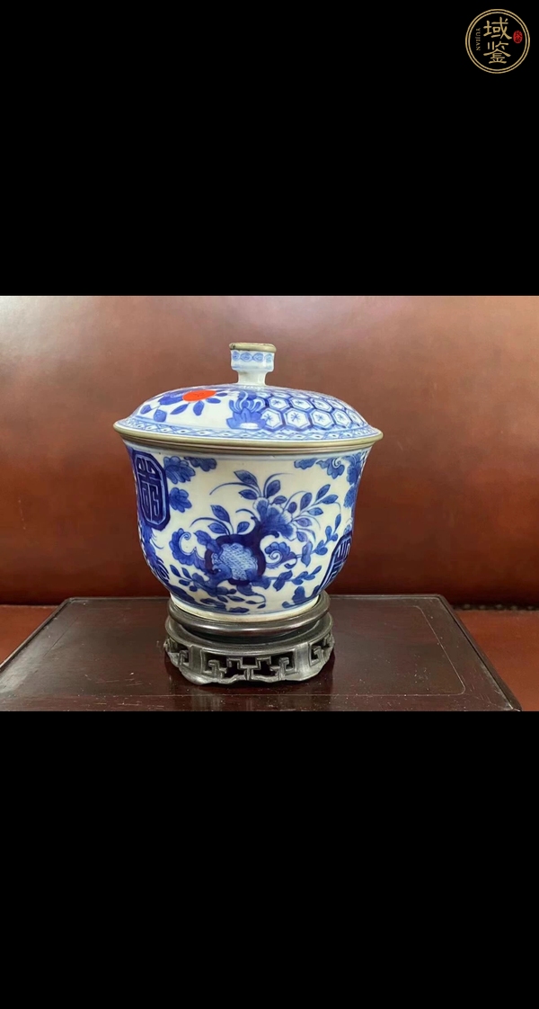古玩青花蓋罐真品鑒賞圖