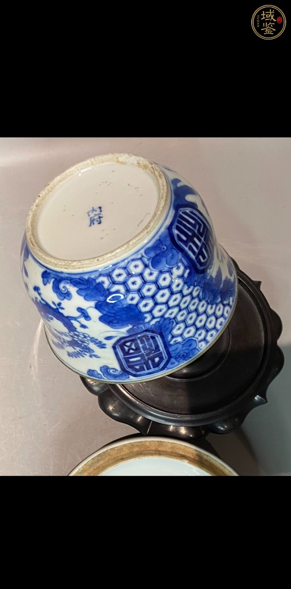 古玩陶瓷青花蓋罐真品鑒賞圖