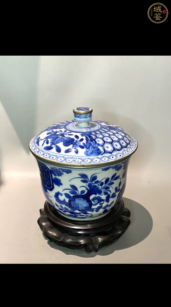 古玩陶瓷青花蓋罐真品鑒賞圖