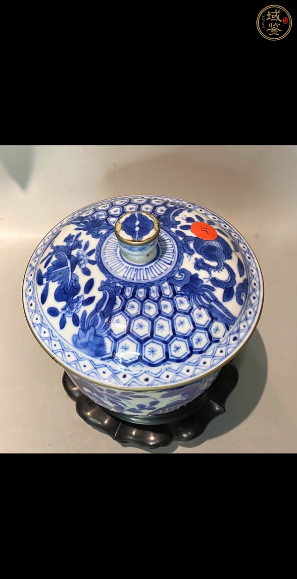 古玩陶瓷青花蓋罐真品鑒賞圖