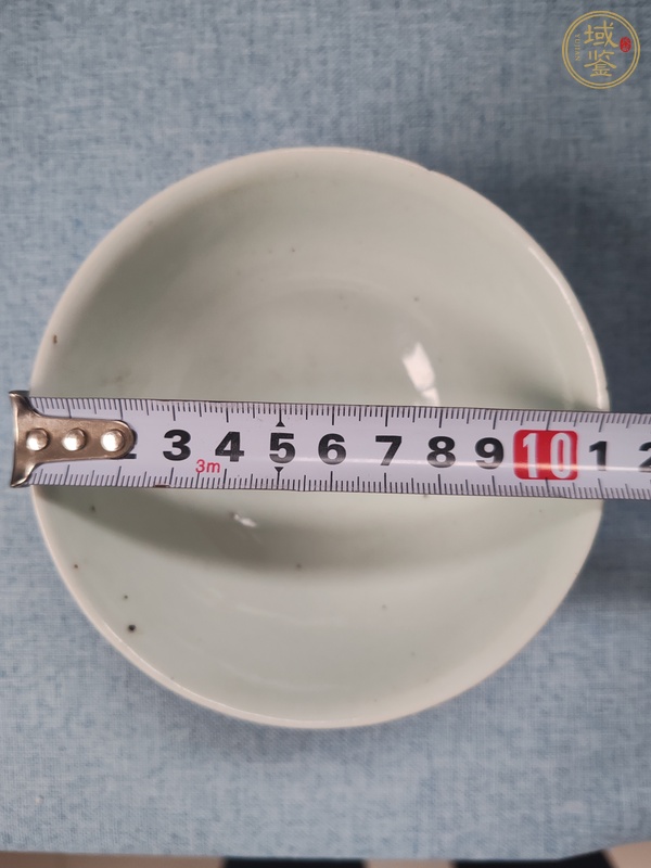 古玩陶瓷青花纏枝花卉紋碗真品鑒賞圖