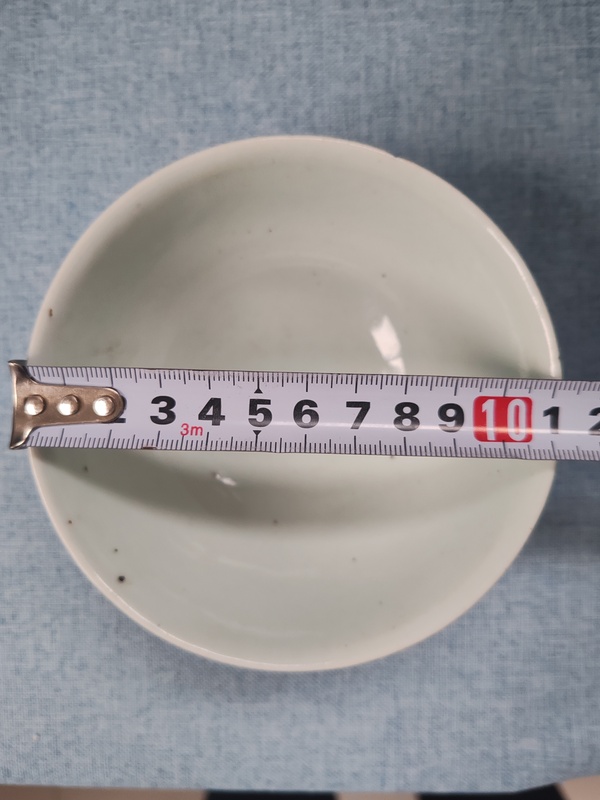 古玩陶瓷清乾隆時期青花纏枝花卉紋碗拍賣，當前價格880元