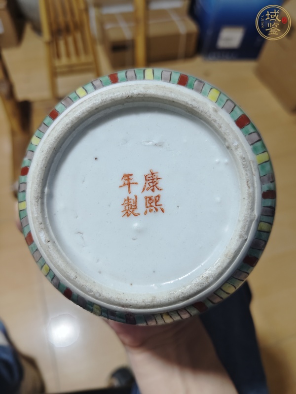 古玩陶瓷五彩罐真品鑒賞圖