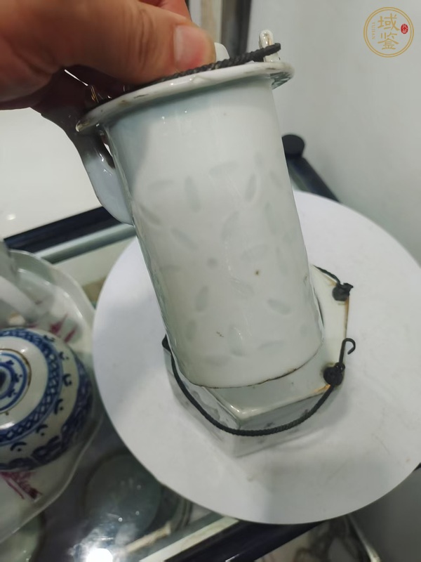 古玩陶瓷民國溫壺真品鑒賞圖