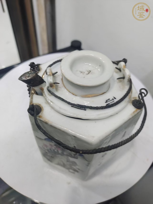 古玩陶瓷民國溫壺真品鑒賞圖