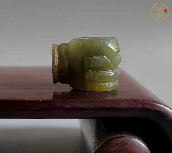 古玩岫玉雕“煙鍋”真品鑒賞圖