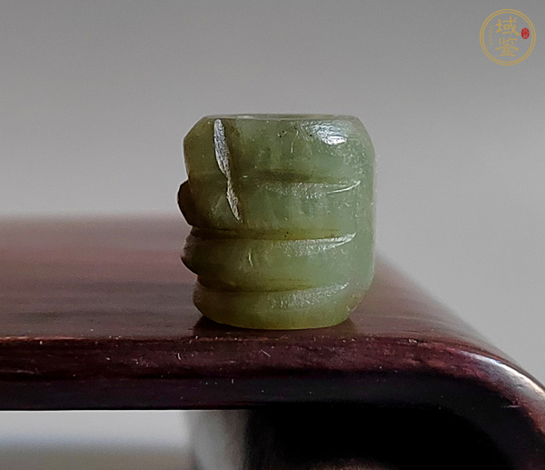 古玩玉器岫玉雕“煙鍋”真品鑒賞圖