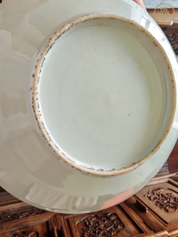 古玩陶瓷廣彩人物故事紋盤真品鑒賞圖