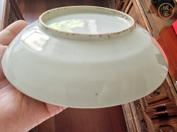 古玩陶瓷廣彩人物故事紋盤真品鑒賞圖