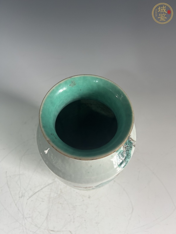 古玩陶瓷清乾隆·人物燈籠瓶真品鑒賞圖