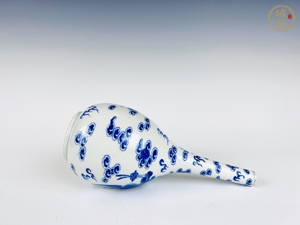 古玩陶瓷清晚期·青花鳳紋膽瓶真品鑒賞圖