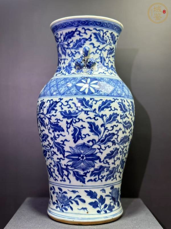 古玩陶瓷青花瓶真品鑒賞圖