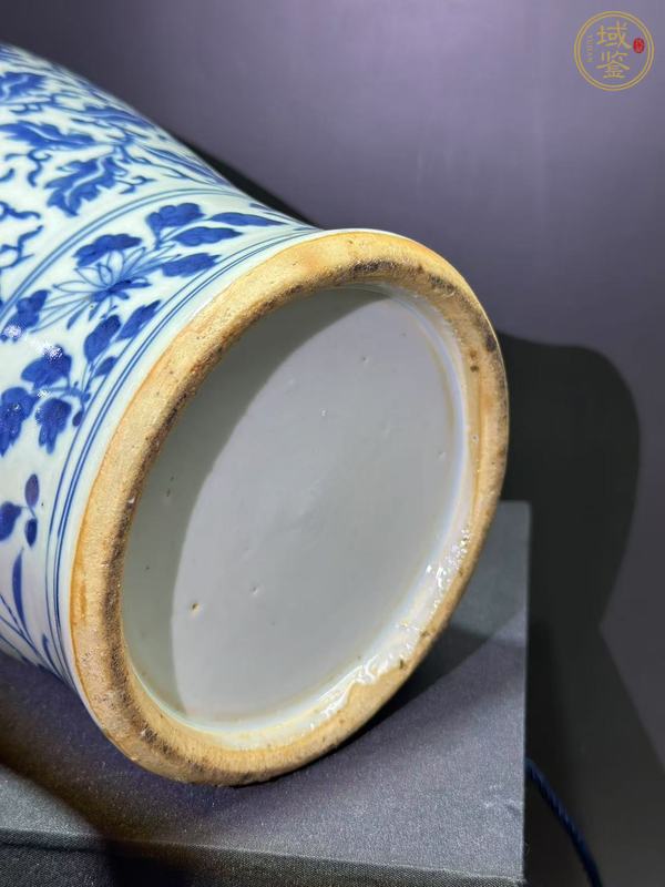 古玩青花瓶真品鑒賞圖