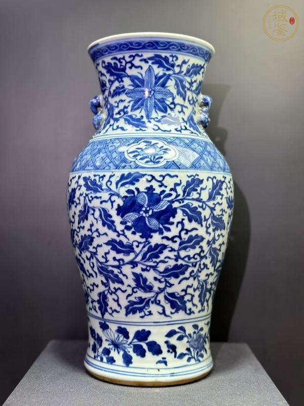 古玩陶瓷青花瓶真品鑒賞圖