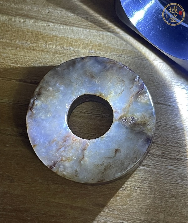 古玩玉器和田玉小系璧真品鑒賞圖