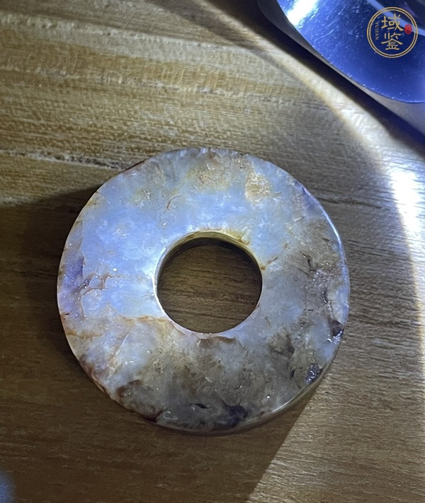 古玩玉器和田玉小系璧真品鑒賞圖