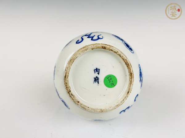 古玩陶瓷清晚期·青花鳳紋膽瓶真品鑒賞圖