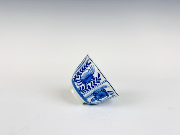 古玩陶瓷清光緒·青花魚澡紋杯碟拍賣,當前價格1346元
