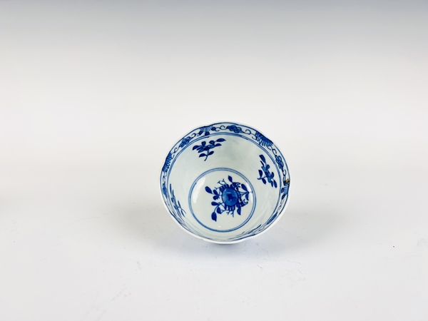 古玩陶瓷清光緒·青花魚澡紋杯碟拍賣,當前價格1346元
