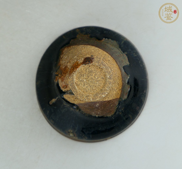 古玩陶瓷建窯黑釉兔毫盞真品鑒賞圖