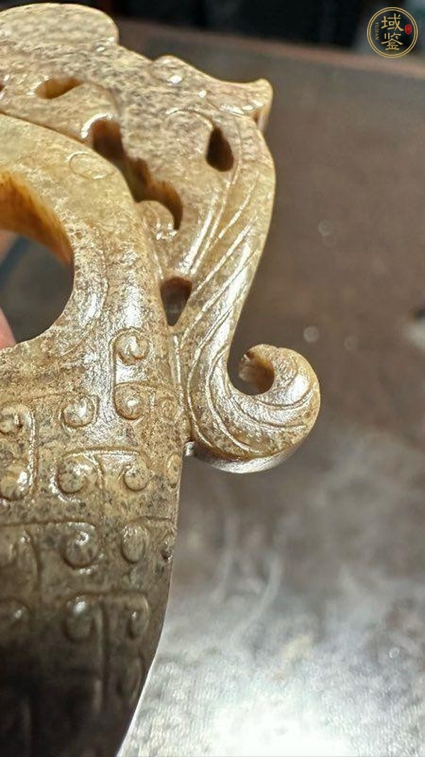 古玩玉器仿古玉雞心佩真品鑒賞圖