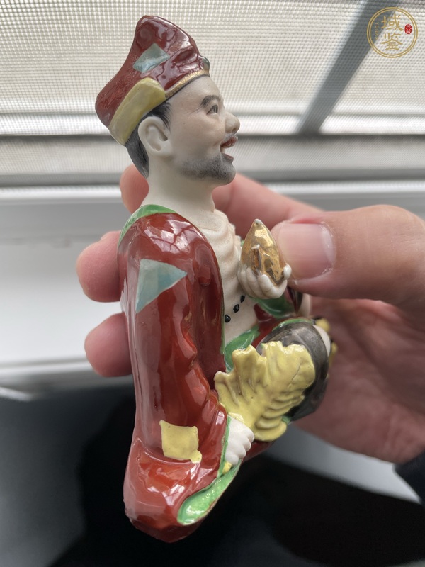 古玩陶瓷濟公塑像真品鑒賞圖