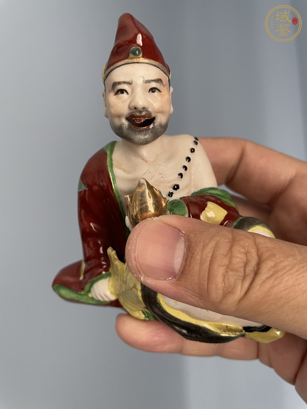 古玩陶瓷濟公塑像真品鑒賞圖