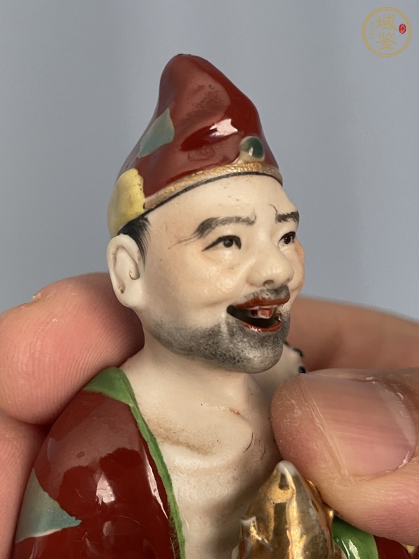 古玩陶瓷濟公塑像真品鑒賞圖