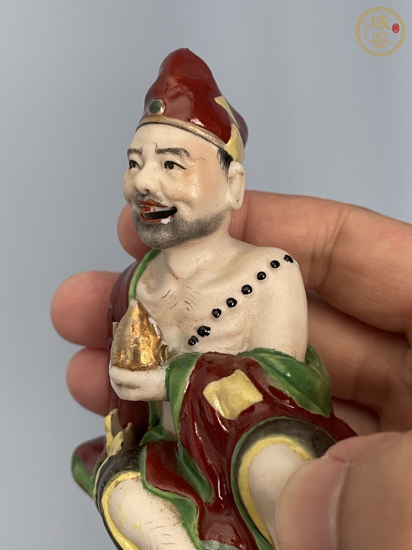 古玩陶瓷濟公塑像真品鑒賞圖