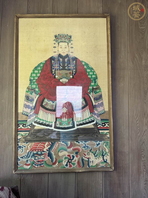 古玩字畫秋山蕭寺圖真品鑒賞圖