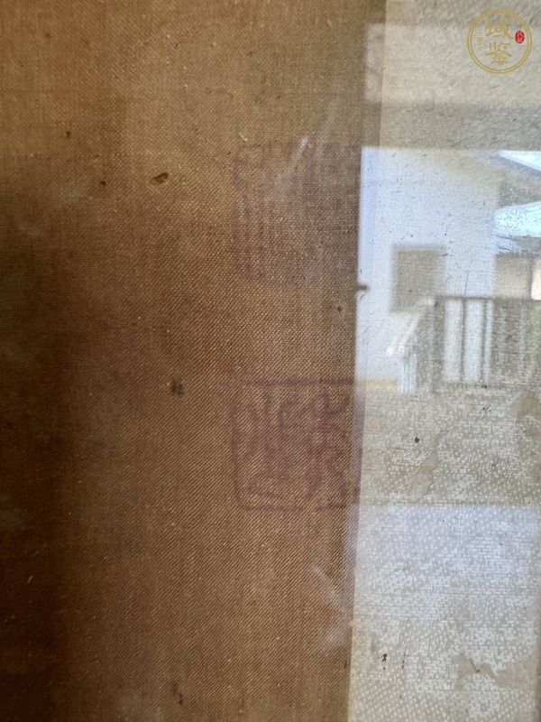 古玩字畫秋山蕭寺圖真品鑒賞圖