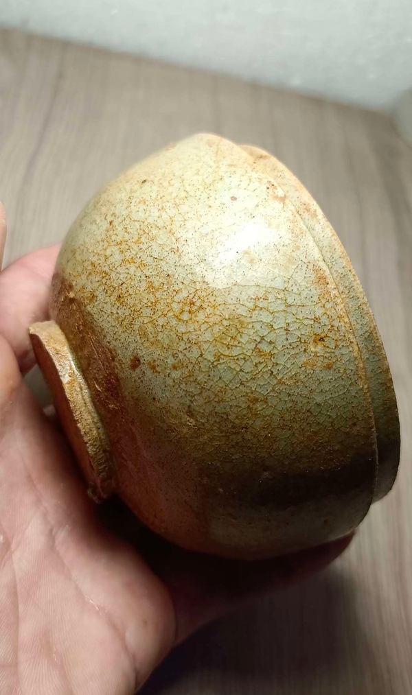 古玩陶瓷兩晉南北朝.岳州窯連體青釉茶碗拍賣，當(dāng)前價格0元