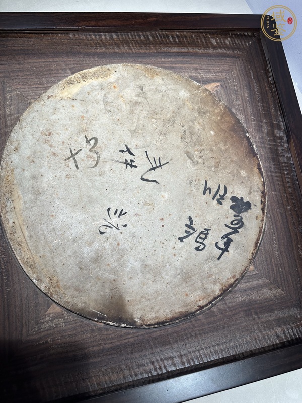 古玩陶瓷粉彩花鳥紋瓷板真品鑒賞圖