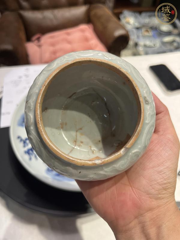 古玩陶瓷樞府釉印花罐真品鑒賞圖
