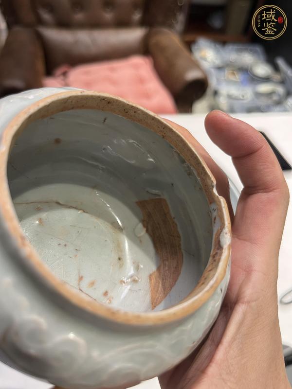 古玩陶瓷樞府釉印花罐真品鑒賞圖