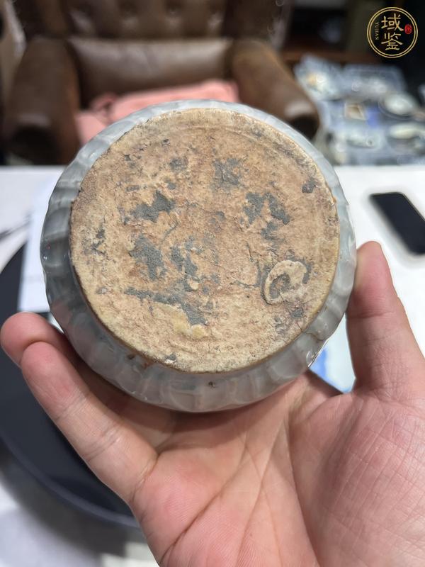 古玩陶瓷樞府釉印花罐真品鑒賞圖