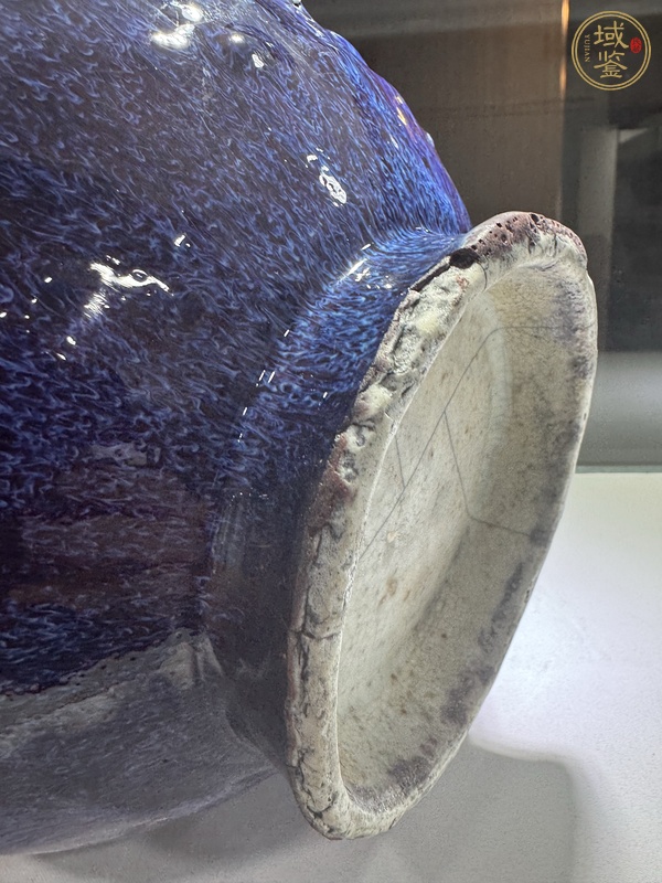 古玩陶瓷創匯期至80年代窯變釉瓶真品鑒賞圖